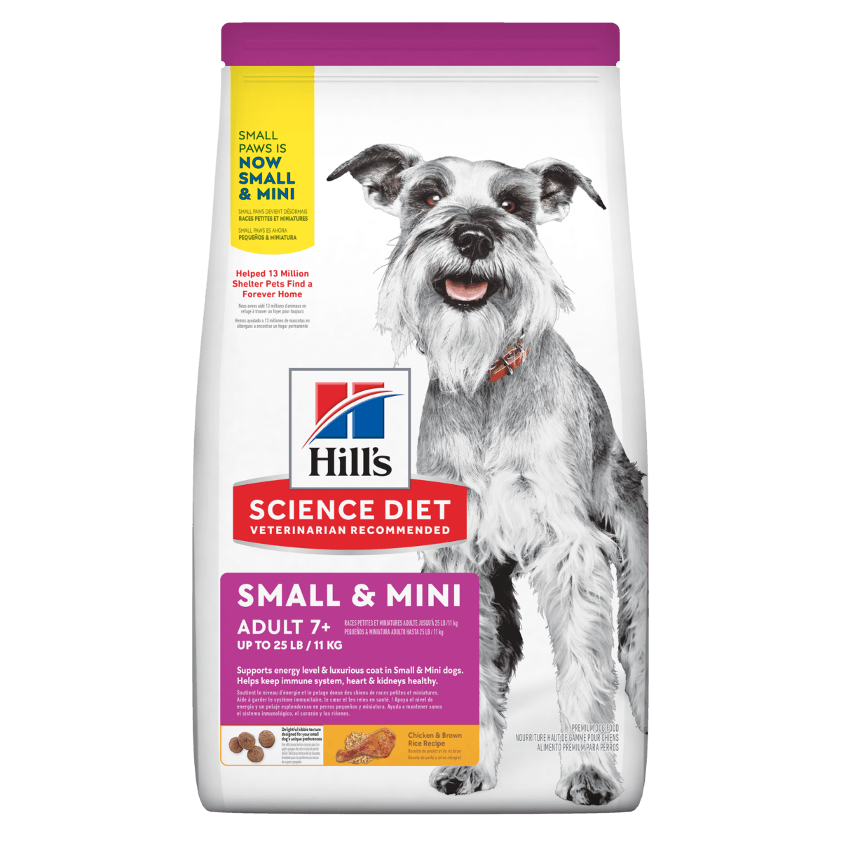 ACOM-00304 Adult 7+ Small & Mini 4.5 lb - 2 kg