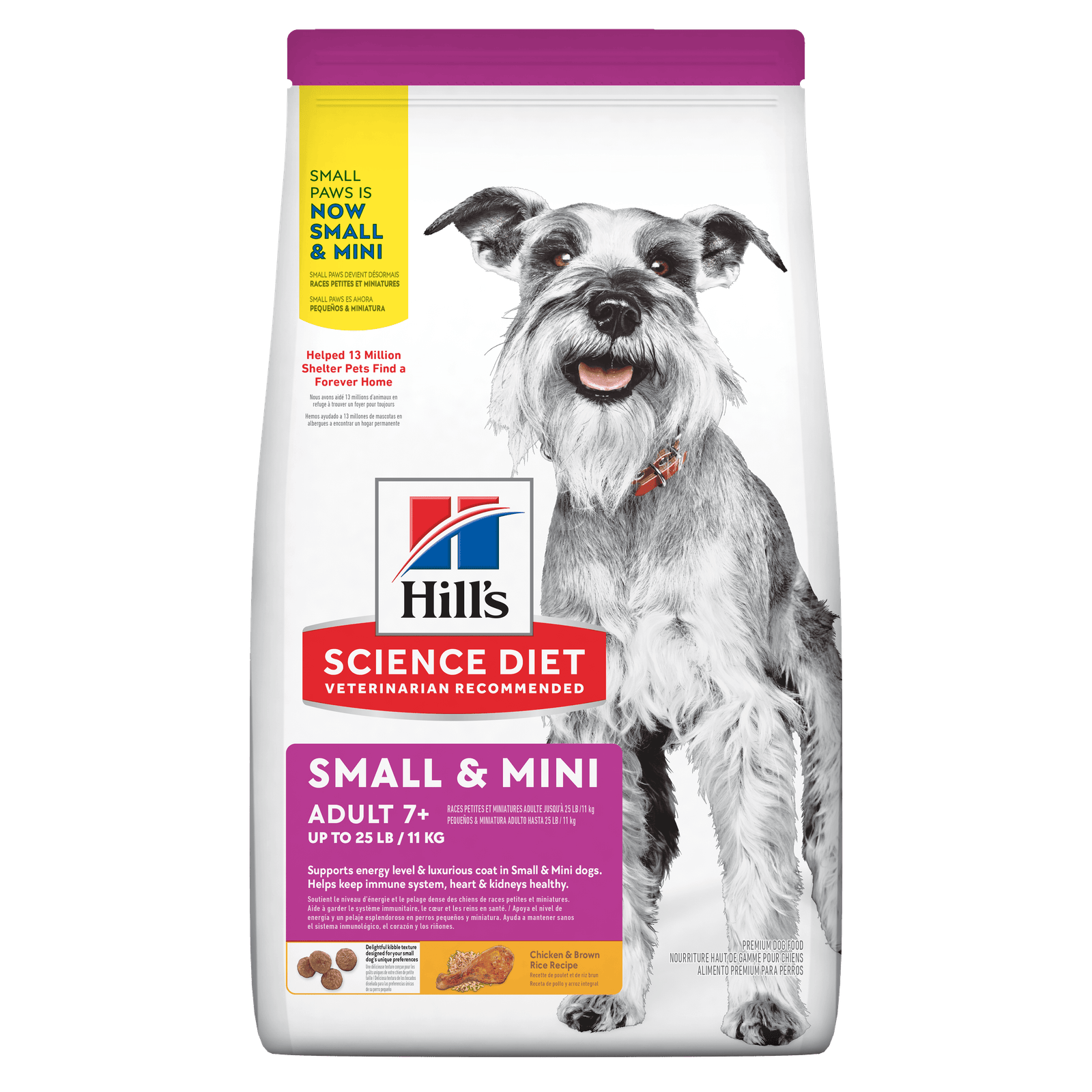 ACOM-00304 Adult 7+ Small & Mini 4.5 lb – 2 kg