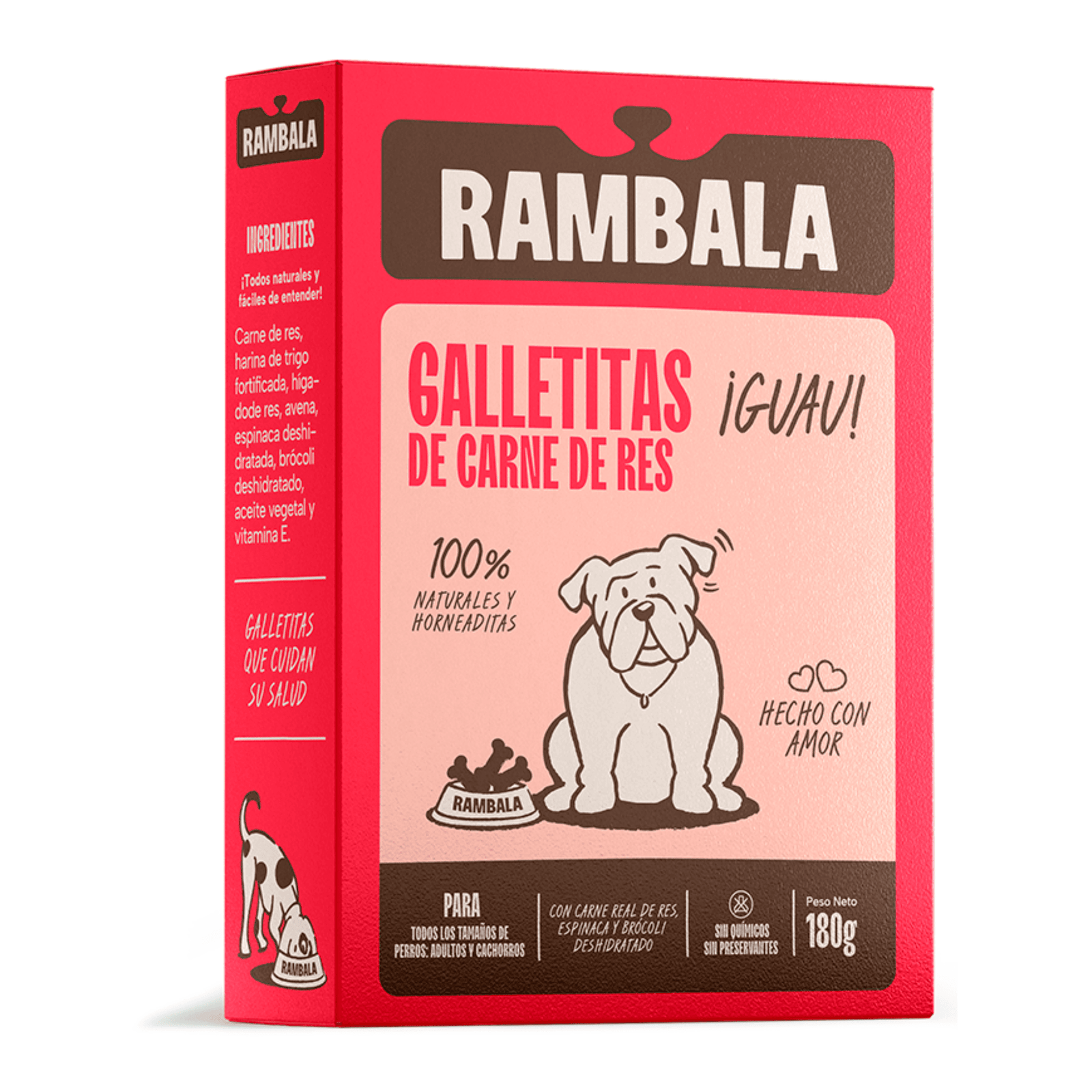 Galletas 180 gr carne